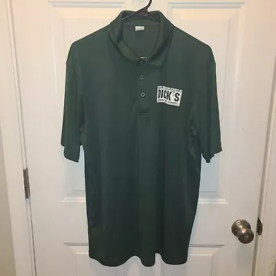 Dicks Sporting Goods DSG Polo Employee Uniform Short Sleeve Men's Size L  • $24