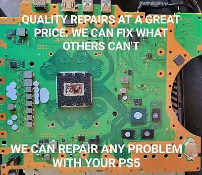 PS5 Motherboard Repair Mail-in Service (Entire Console) We Fix Any Issue Fast! • $50