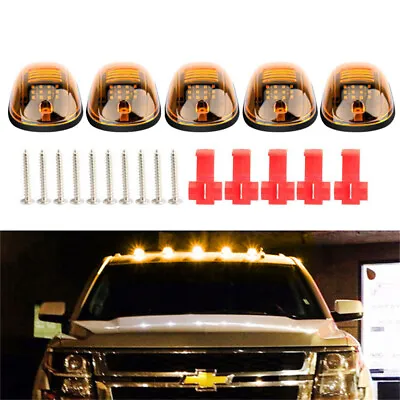 Cab Roof Clearance Marker Teardrop Amber LED Lights For Dodge Ram 1500 2500 3500 • $9.49