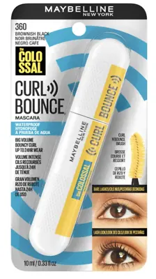 1ct - Maybelline Colossal Curl Bounce Mascara Brown Black 360 • $7.50