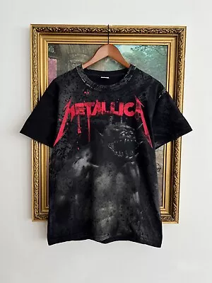 Vintage 2010 Metallica Jump In The Fire All Over Print AOP T-shirt • $80