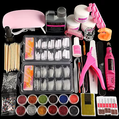 Acrylic Nail Art Kit Nail Tools Decoration Pro Manicurist Supplies AcrylicPowder • $25.48