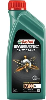 £11.49 • Buy Castrol MAGNATEC Stop-Start 0W-30 C2 Fully Synthetic Engine Oil 1L