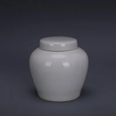 Chinese Ming Chenghua Sweet White Porcelain Jar Carved Dragon Design Pot 4.33  • $59.99