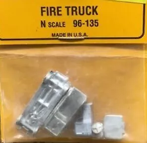 Wheel Works 96-135 N Unpainted Fire Truck Pewter Kit • $10.37