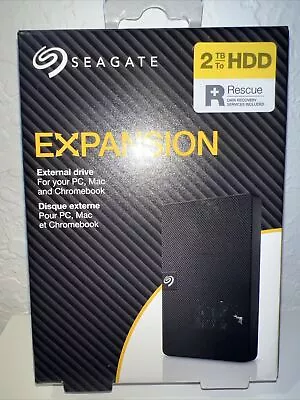 Seagate Expansion Portable External Storage Hard Drive 2 TB Black. SEALED NEW • $69.99