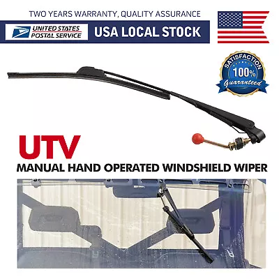 Universal Manual Wiper Accessories Manual Windshield Wipe Set Replacement Kit • $11.99