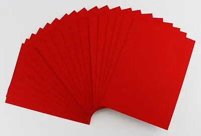 Red Mount Backing Board Card 1.25mm Thick A7-A1+ Sizes Single To 20 Sheets • £20.08