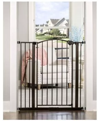 Baby Safety Gate Tall Walk Thru Pet Fence Indoor Security Dog Door Wide • $39.59