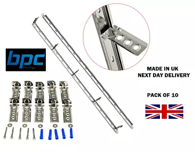 10 X Wall Starter Kits - Stainless Steel - Ties & Fixings UK MADE / NEXT DAY FOC • £69.98