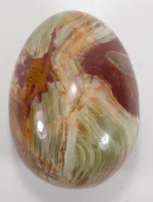 Polished Onyx Egg Gemstone Mineral 260g 3  Natural Brown Green • $19