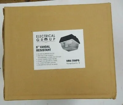 Electrical Group 8  Vandal Resistant Canopy Light Fixture 70w HPS 120v NEW • $80