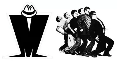 £3.50 • Buy Shaped Vinyl Stickers Ska Specials 2tone Laptop Madness Nutty One Step Skinheads