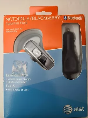 Motorola H550 Bluetooth Headset Razr V3 Blackberry Vehicle Power Charger Usb  • $30