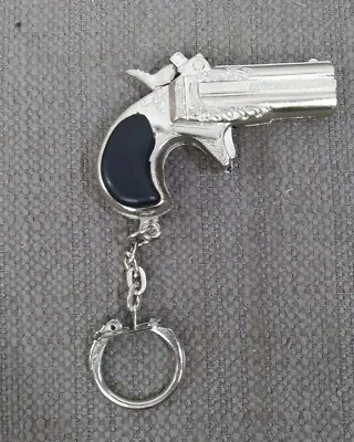 Vintage Key Chain Miniature Die-Cast Pistol Victory Double Barrel 887 • $5.94