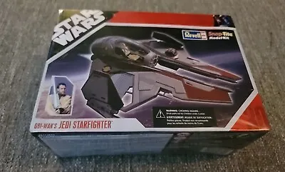 Star Wars Revell Model Snap Tite Kit Obi-Wan Jedi Starfighter  2007 Sealed • $35.51