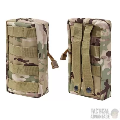 Multicam Camouflage MOLLE Utility Admin Tool Pouch Belt Bag Army Military Medic • £6.49