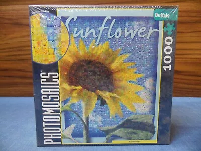 Photomosaics Sunflower Mosaic Puzzle 1000 Pieces Flower Garden Art Farm Country • $35.99