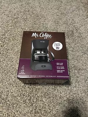 Mr. Coffee 4-Cup Switch Coffee Maker BLACK NIB. • $25