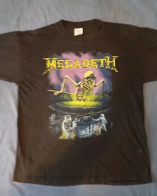 Vintage Megadeth Contaminated 1989 Shirt Large  • £65