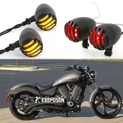 Front & Rear LED Turn Signals Indicator Blinker For Victory Vegas 8 Ball Jackpot • $26.29