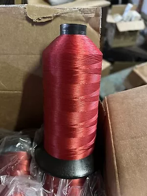 Brick Red Nylon Thread 16 Oz Cone Made In USA By Fil-Tech Premo UVR 12579 • $20