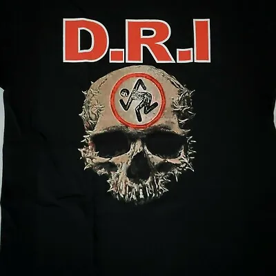 FREE SAME DAY SHIPPING New Classic Punk D.R.I. Skull Mosh Logo Shirt XL • $17.99