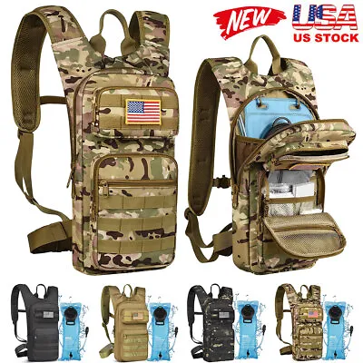 Hydration Backpack With 3L TPU Water Bladder Pack Tactical Molle Water Backpack  • $34.19