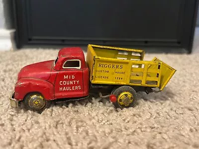 Vintage 1950's  Linemar Marx Japan Tin Litho Friction  Truck • $20