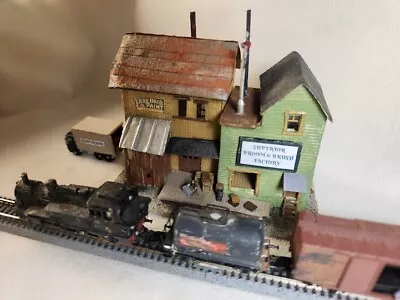 Z Scale Scratch Built 1940s BROOM FACTORY DIORAMA - Building Structure • $65