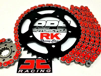 Suzuki GSXR600 2006-10 Colors RK 525 Racing X-Ring Chain And Black Sprocket Kit  • $159.95