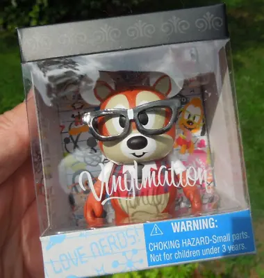 NIB DISNEY Vinylmation I Love Nerds Rock 3  Figure DALE • $20