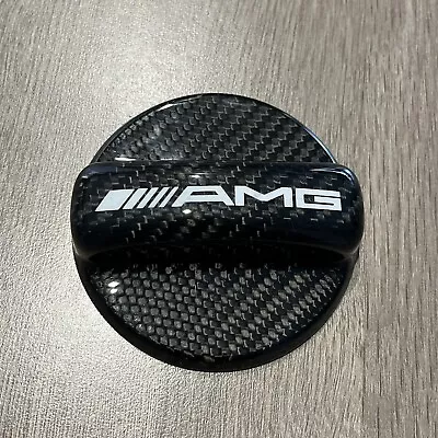 New Real Carbon Fibre Mercedes AMG Fuel Filler Cap W204 W205 W203 W211 W201 W210 • $60.42