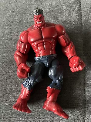 Marvel Red Hulk Target Baf 8” Build A Figure Hasbro Genuine Complete 2008 • £35