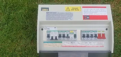 £34.99 • Buy 12 Way Split Load Wylex Loadstar Insulated Consumer Unit Used.