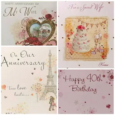 £1.38 • Buy Anniversary Cards, Birthday Christmas Valentines Day Easter Cards, All Occasions