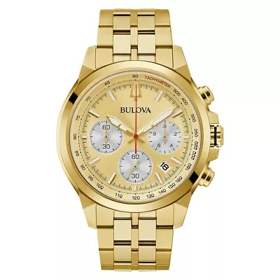 Bulova 97B217 Classic Chronograph Stainless Steel Quartz Men's Watch • $149.99