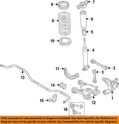 FORD OEM 15-17 Mustang Rear-Trailing Control Arm FR3Z5K898B • $101.99