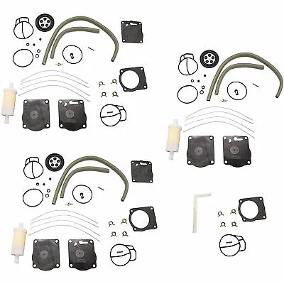 Triple Carb Rebuild Kit For Yamaha XL XLT 1200 GP1200R GPr1200 Xl1200 XLT1200 NJ • $24.22