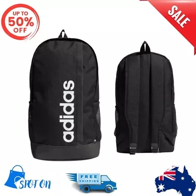 $47.49 • Buy NEW Adidas Bag School Work Carry Backpack Sports Gym Training Linear Back Pack