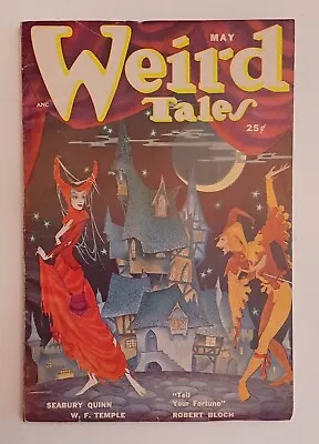 $27.50 • Buy Weird Tales Pulp May, 1950, St. Clair, Quinn, Robert Bloch, Temple, More