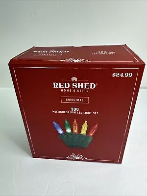 Red Shed 2095882 300 Multicolor Mini Led Lights Set Indoor Outdoor 100' - New! • $15.99