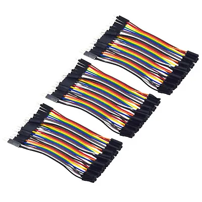 120PCS 10cm Jumper Wires Male To Female Ribbon Cable Lead For Arduino Breadboard • $6.29