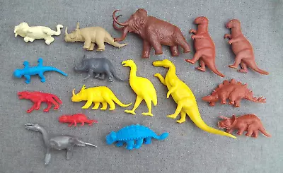 VINTAGE 1960s-1970s MPC & MARX PAY SET TOY DINOSAURS & PREHISTORIC MONSTERS • $32