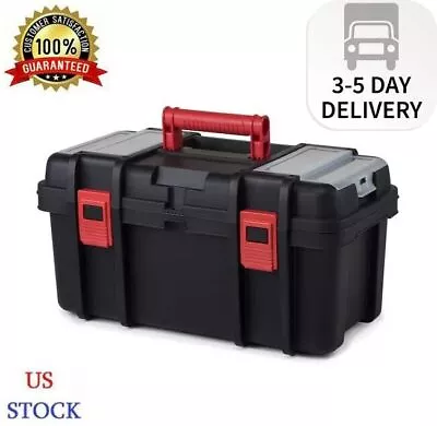 NEW Black - 19-inch Toolbox Plastic Tool And Hardware Storage • $12.88