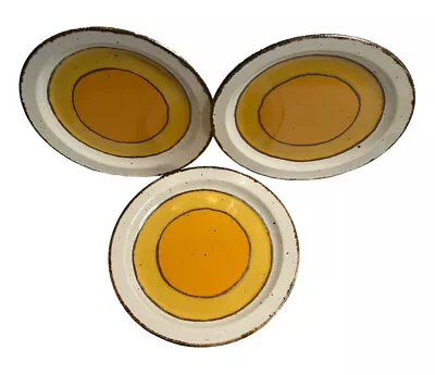 £74.47 • Buy Midwinter Stonehenge SUN 3 Dinner Plates 10 1/4  Made In England