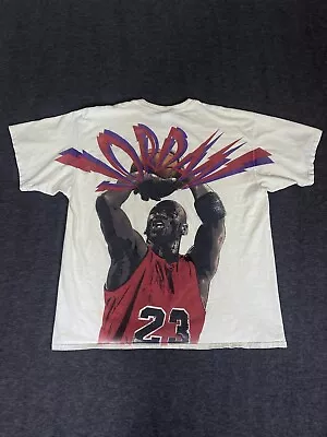 Nike Michael Jordan T-Shirt XL Vintage USA 90s Rare Graphic Basketball NBA Grail • $400