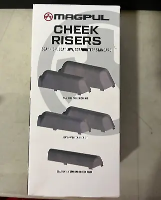 Magpul Hunter/SGA Low Cheek Riser 2 Piece Kit Polymer Stealth Gray - MAG463GRY • $22