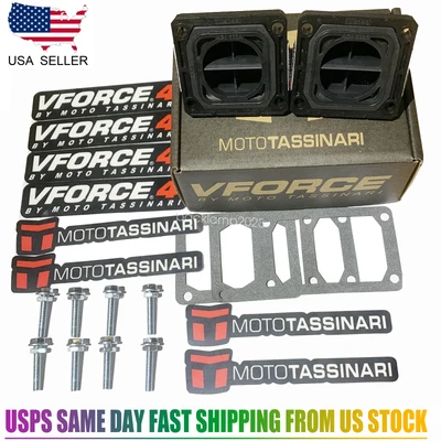 $89.88 • Buy Pair(2) NEW Banshee V Force Reeds Cages VForce Yamaha YFZ 350 Reed Valve V4144-2