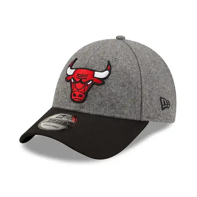 New Era Chicago Bulls Melton Crown 9Forty Grey Cap 60184588 • £23